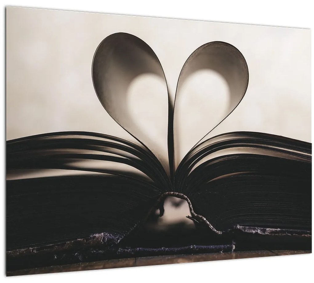 Tablou cu carte (70x50 cm)