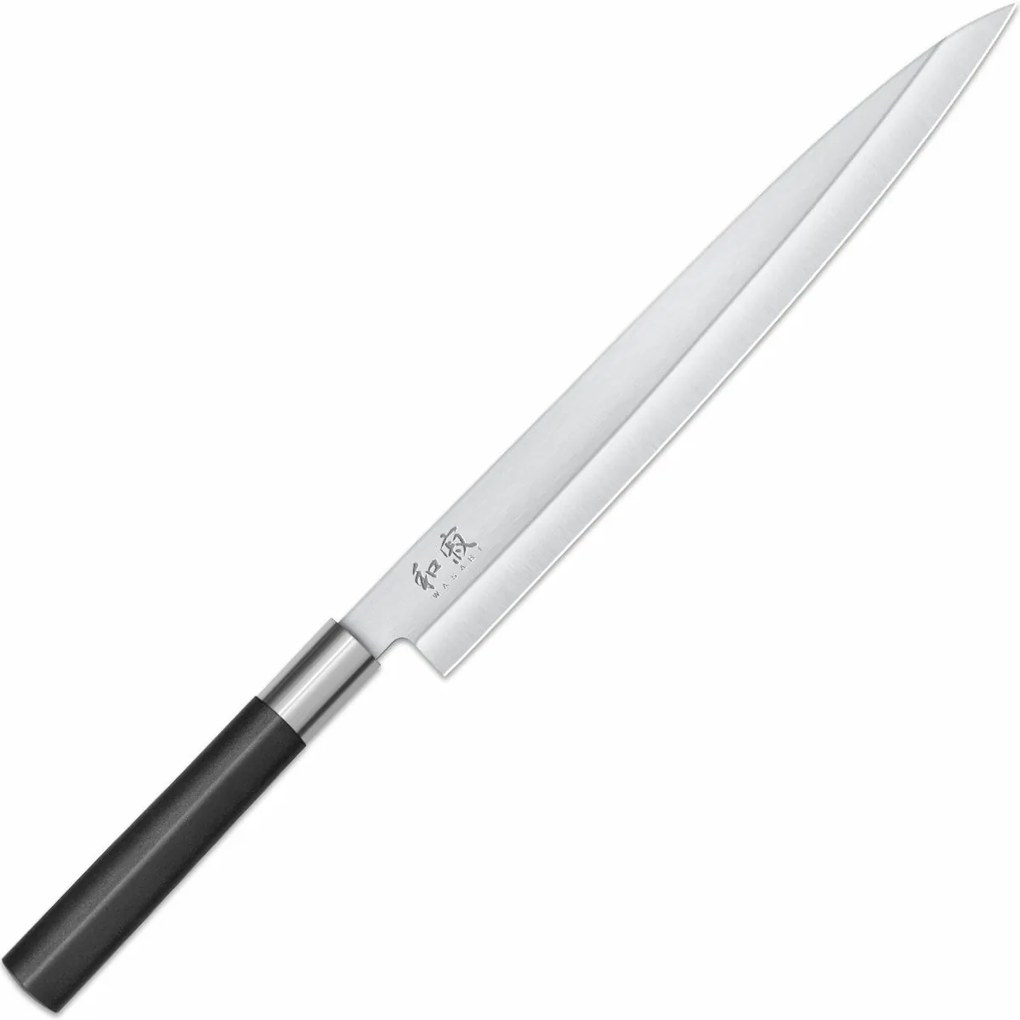 Cuțit pentru filetat Kai Yanagiba Wasabi Black, 24cm, L