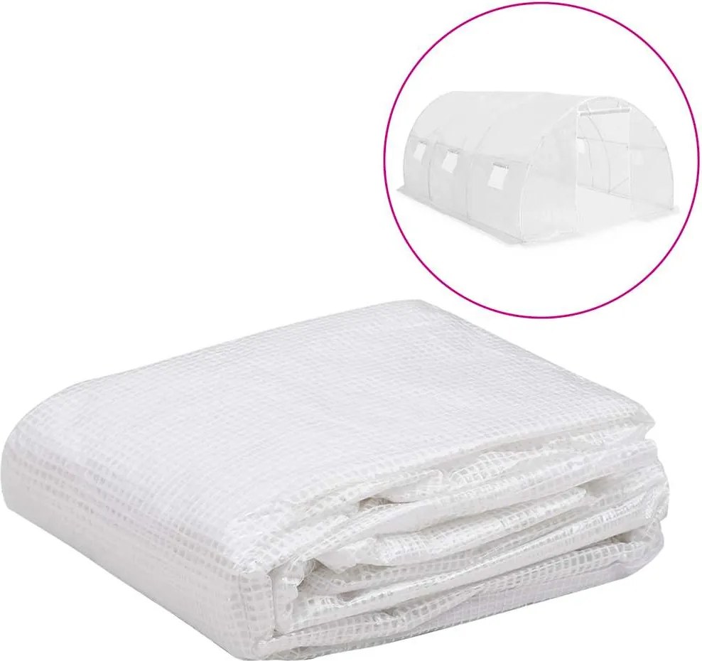 vidaXL Copertină rezervă pentru seră (13,5 m²) transparent 3x4,5x2 m