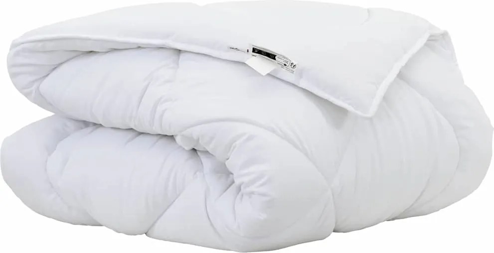vidaXL Duvet de iarnă Alb 240 x 222 x 5 cm Poliester