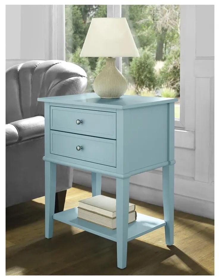Noptieră albastru-deschis Franklin – Støraa