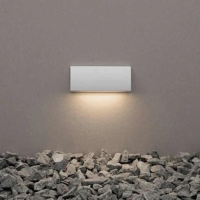 Mini Aplica LED ambientala pentru iluminat exterior IP54 LIV alba