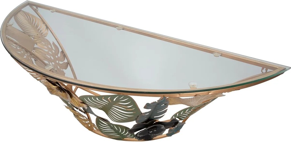 Consola cu fixare pe perete Amaz, Mauro Ferretti, 120x40.5x37.2 cm, fier, multicolor