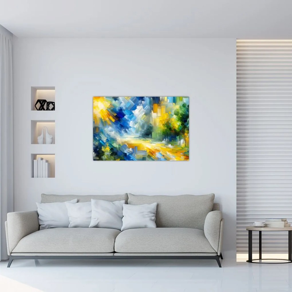 Tablou - Zi însorită abstractă (90x60 cm)