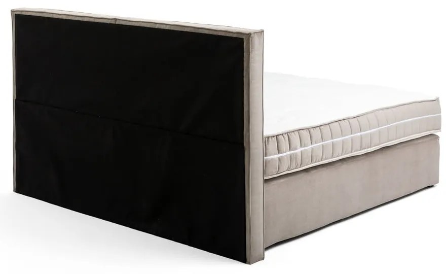 Pat boxspring taupe 180x200 cm Olia Bold – Bonami Selection