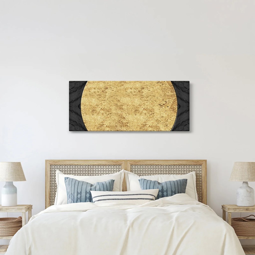 Tablou - Structura de aur N⁰2 (120x50 cm)