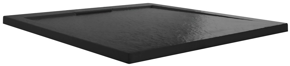 Cadita de dus Grand Negru 80x100