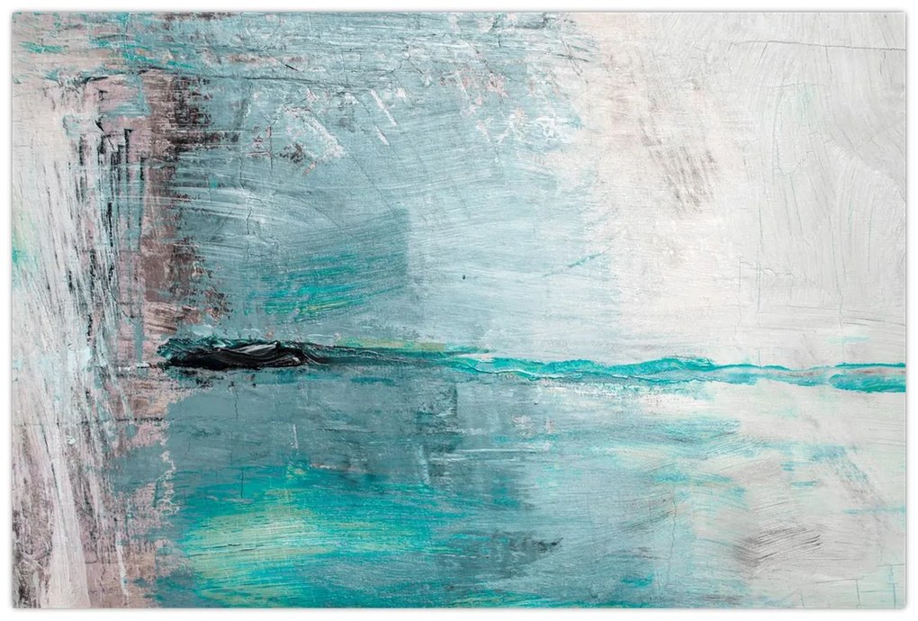 Tablou - pictură abstractă în ulei (90x60 cm)
