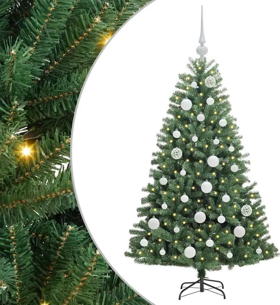 vidaXL Brad de Crăciun artificial cu ramuri articulare Verde 120 cm