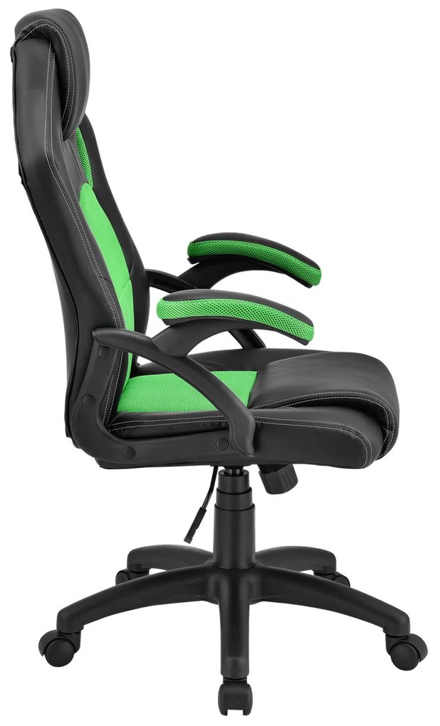Jusky Scaun de birou Montreal - negru/verde