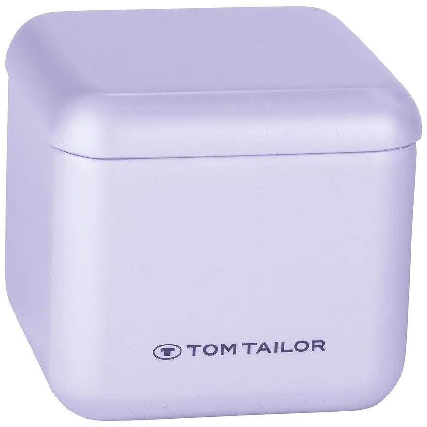 Organizator de baie mov pentru dischete demachiante din polirășină Tom Tailor T-Rounded – Wenko