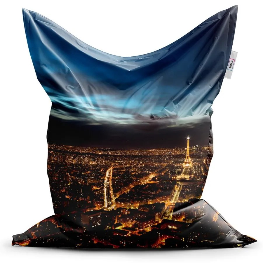 Sac de șezut Classic Paris de noapte - pentru copii, colorat