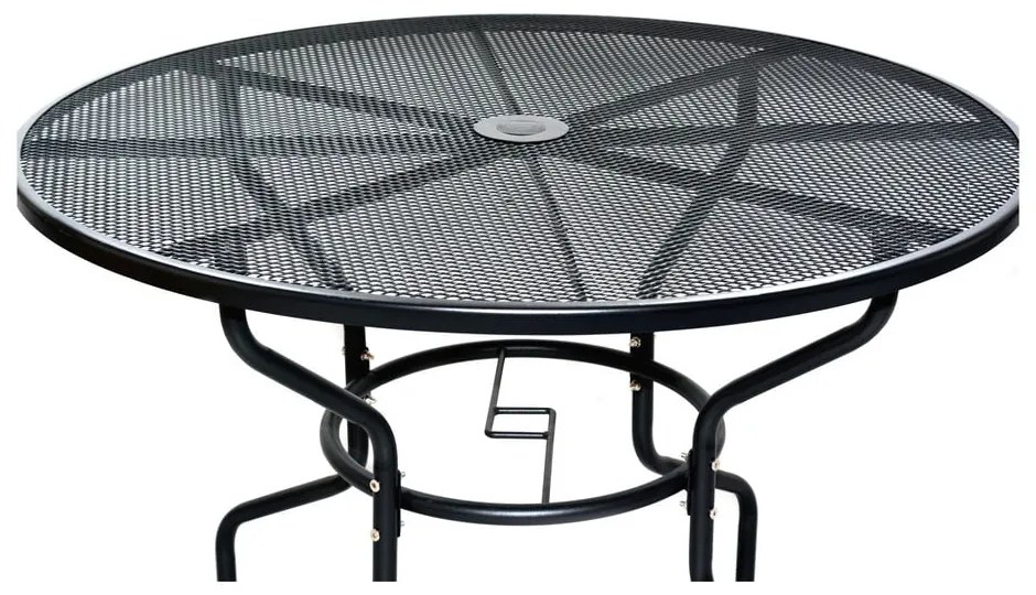 Masă de grădină rotundă din metal ø 106 cm - Rojaplast