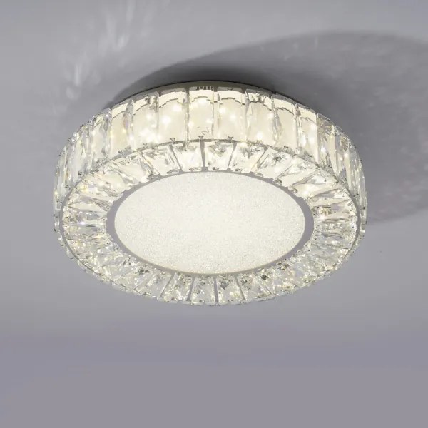 JUST LIGHT. 15221-17 - Plafonieră LED KULUNKA LED/32W/230V crom