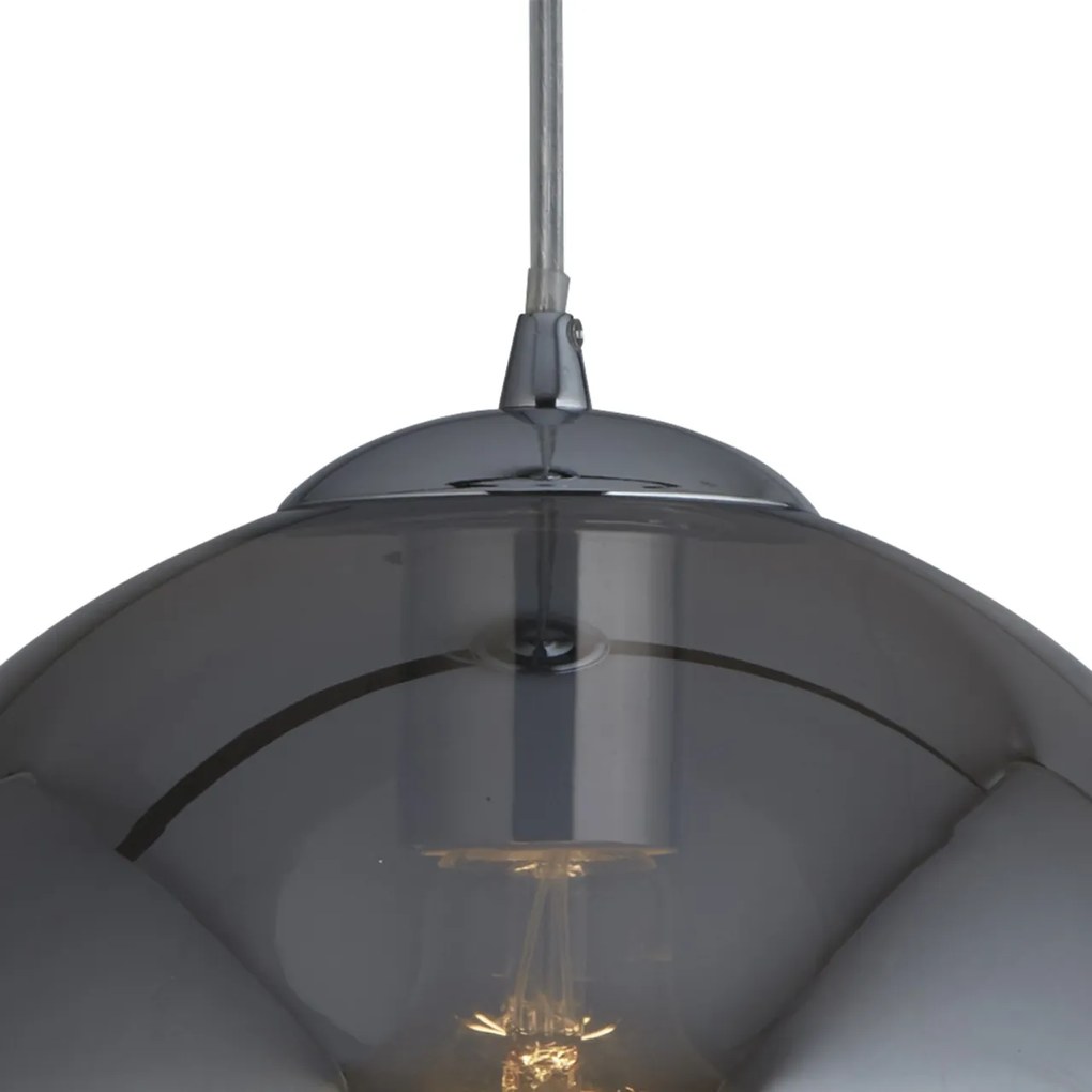 Pendul design modern 25cm Balls crom / fumuriu 1621SM SRT