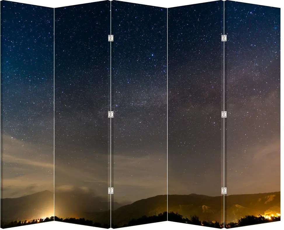 Paravan - Cerul nocturn (210x170 cm)