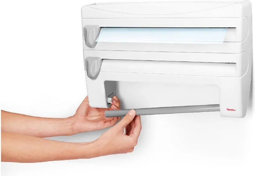 Suport pentru prosoapele de bucătărie și alte accesorii Metaltex, lungime 38 cm