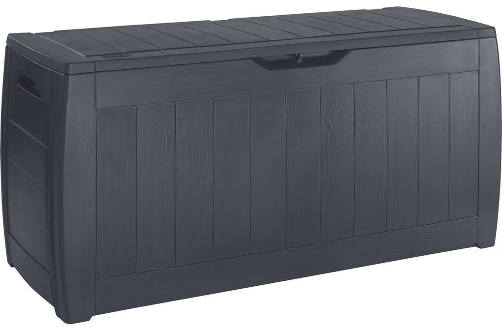 Ladă depozitare pentru grădină Keter Hollywood gri, 270 l, 117 x 57 x 45 cm