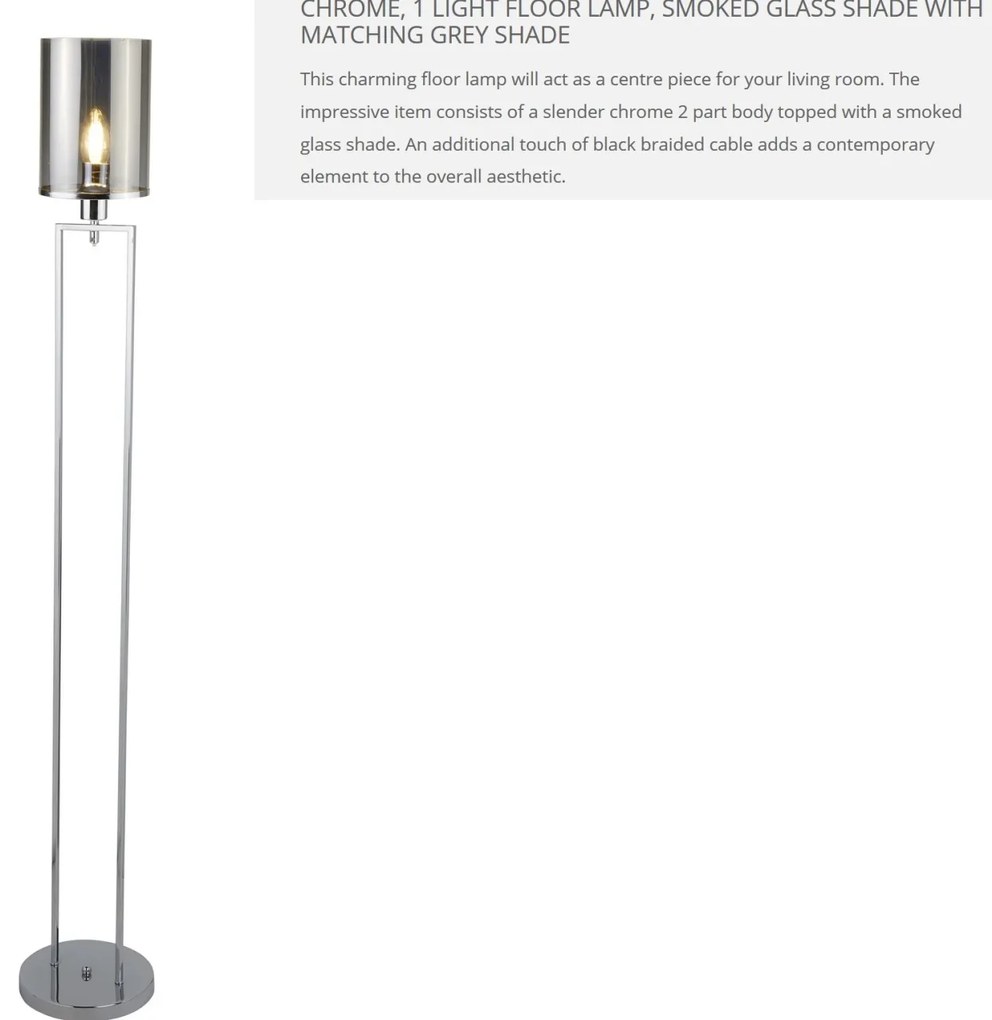 Lampadar elegant design modern Catalina EU9053CC SRT