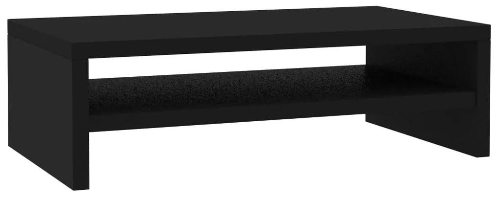 800217 vidaXL Suport monitor, negru, 42 x 24 x 13 cm, PAL