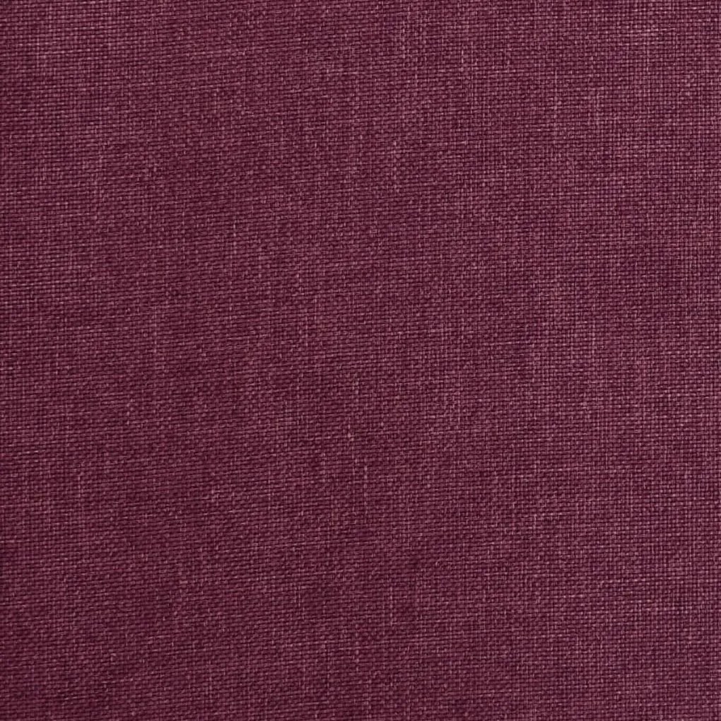 Scaun balansoar cu taburet, violet, textil 1, Violet, Cu suport de picioare