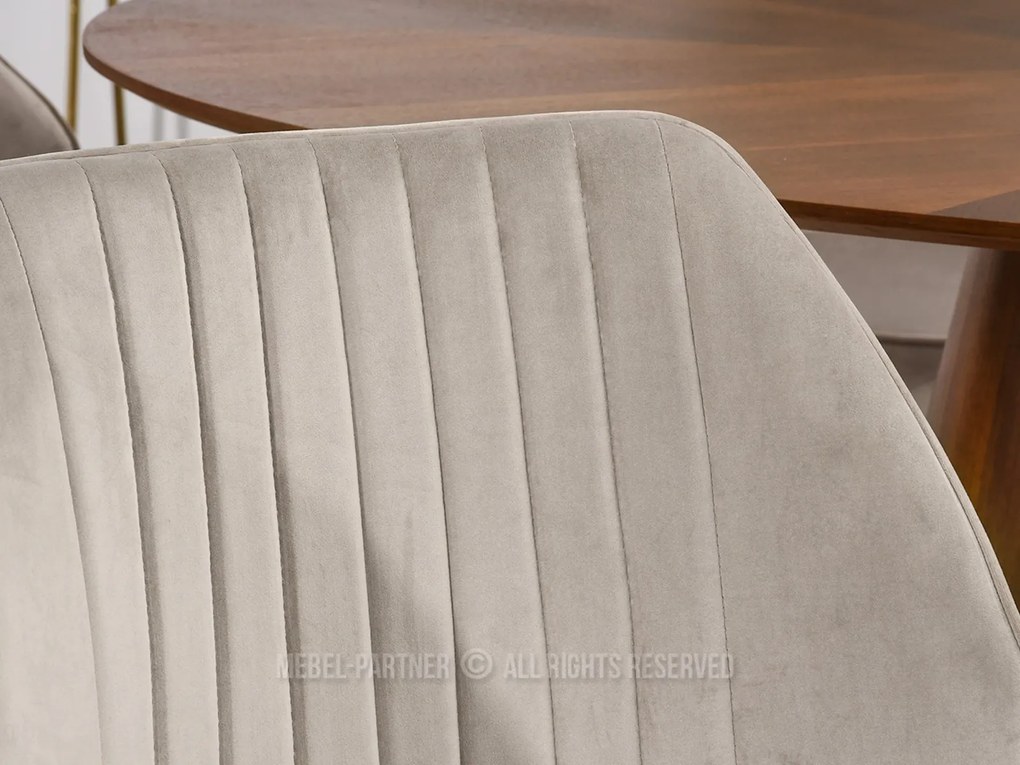 Scaun Greta K (bej + auriu). Promo -14%. 1111058