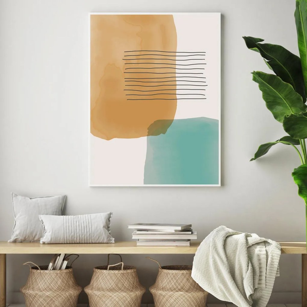 Poster - Abstracție pictată (A4)