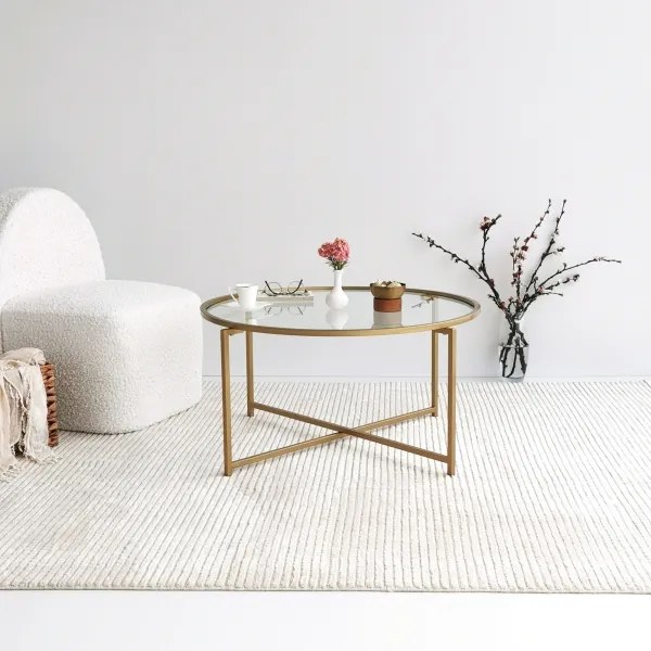 Măsuță de cafea GOLD SUN 40x83 cm aurie