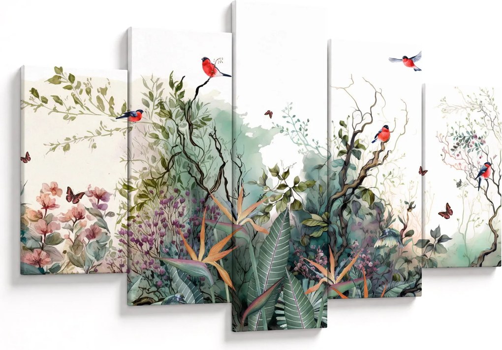 Tablou - Peisaj natural, acvariu (150x105 cm)