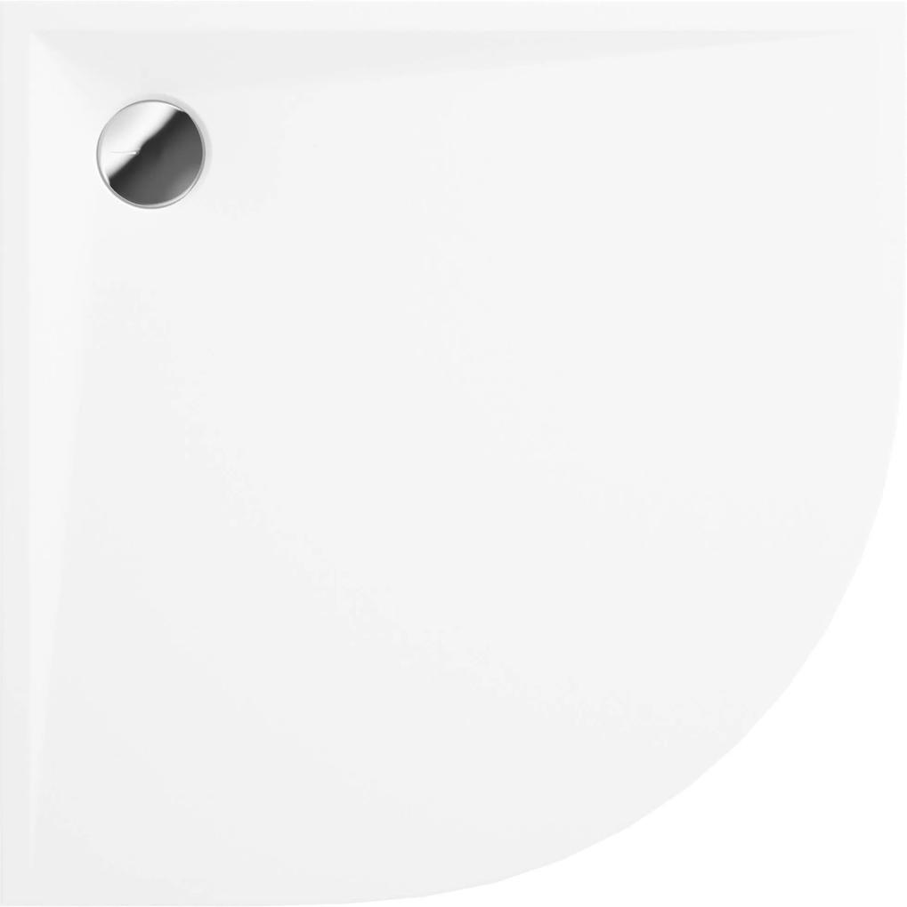 Deante Kerria Plus cădiță de duș semirotundă 90x90 cm alb KTS_053B