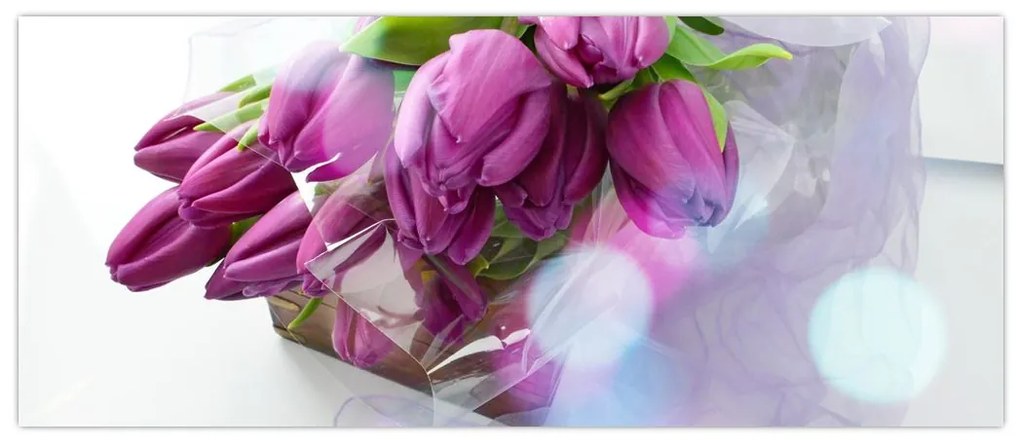 Tablou - buchet de lalele (120x50 cm)