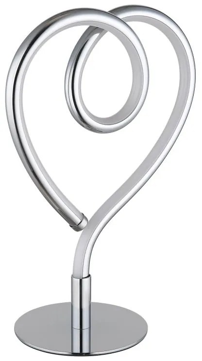 Veioza LED Lampa camera copii metal crom AMORE