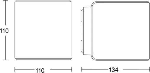 Aplică LED de exterior L840 C LED/9,1W/230V IP44 antracit Steinel 079277