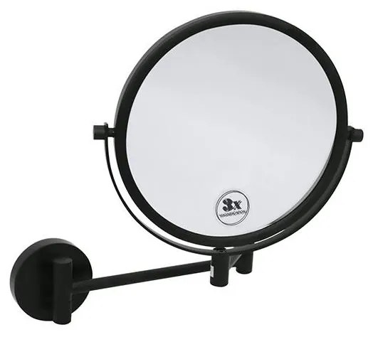 Oglindă cosmetică 23 x 28 cm, neagră