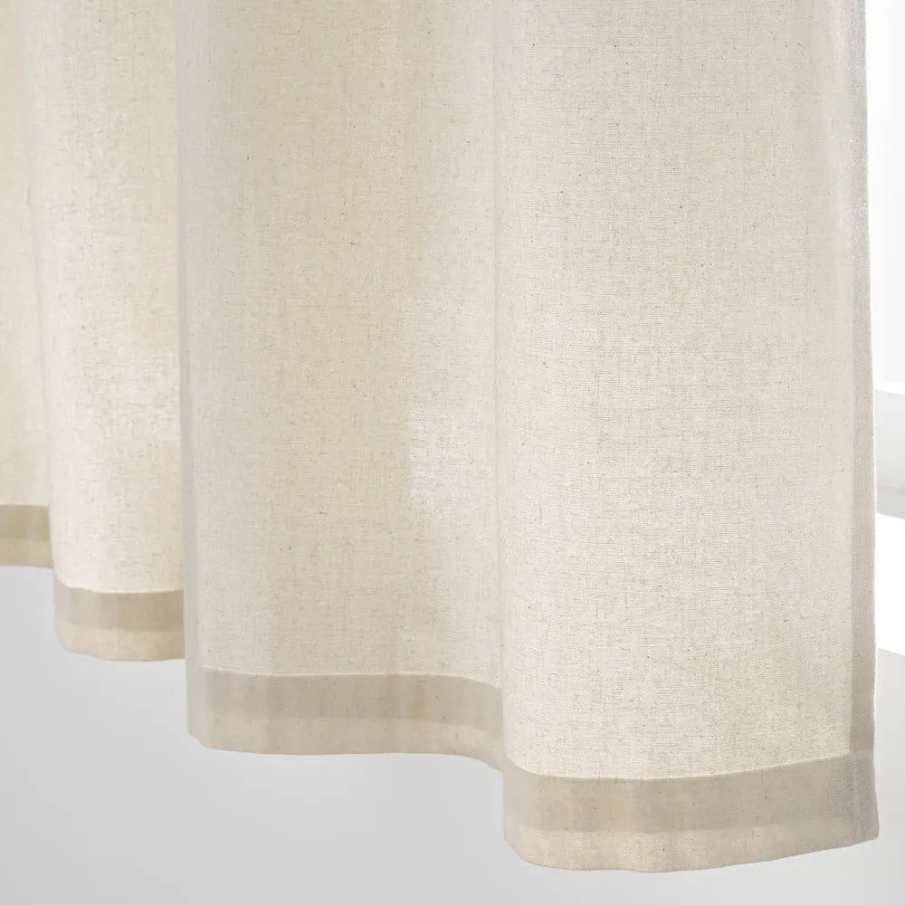 Draperie în culoare naturală 140x180 cm Atlas – douceur d'intérieur