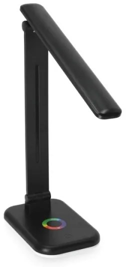 Lampă LED RGBW dimabilă de masă NOBLITE LED/7W/5V 3000/4000/6500K negru