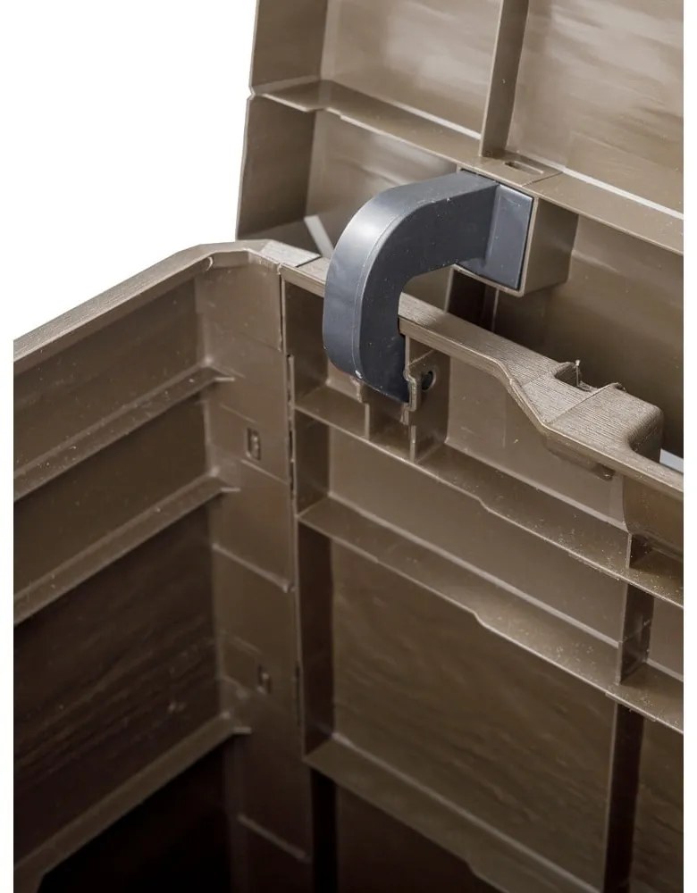 Cutie de depozitare pentru grădină maro închis Woodys – Toomax