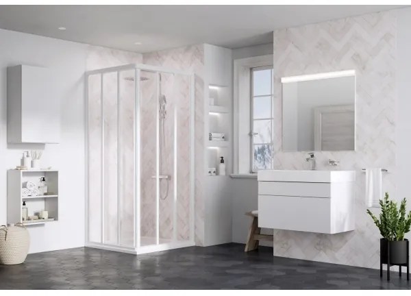 Ravak 15V701R2Z1 - Cabină de duș SUPERNOVA 90x198 cm, albă