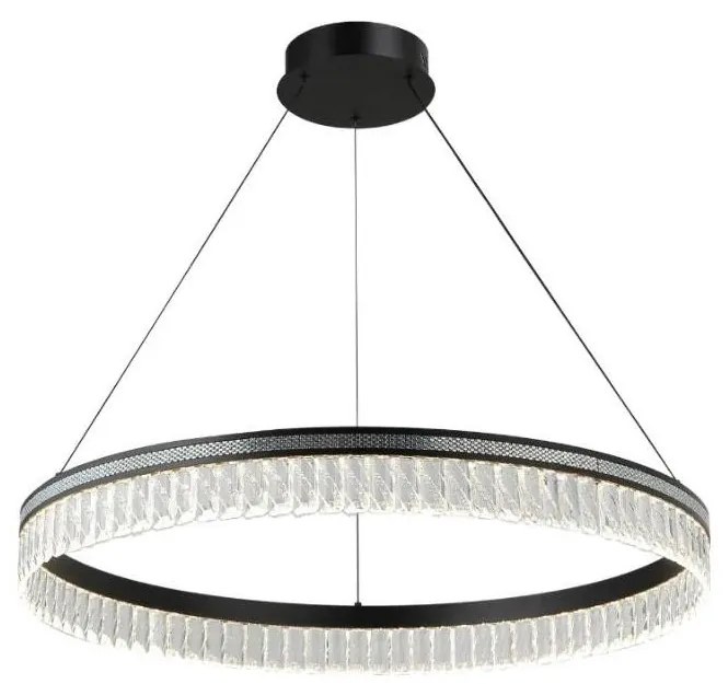 Lustră LED cu cristale, dimabilă, pe cablu THALIA LED/55W/230V 3000-6000K + telecomandă