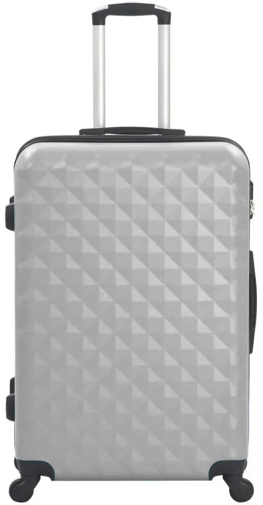 Set valiza de calatorie cu geanta cosmetica-gri