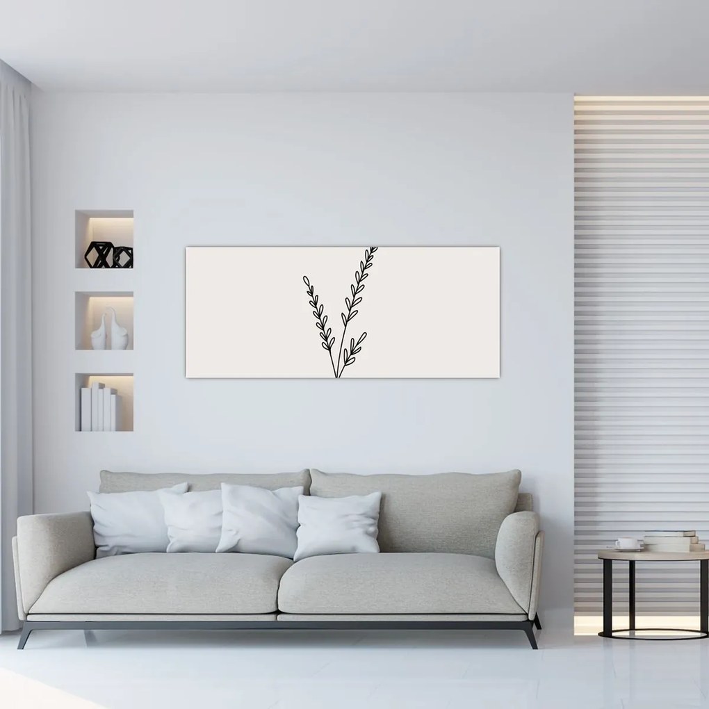 Tablou - Floare de pajiște N⁰2 (120x50 cm)