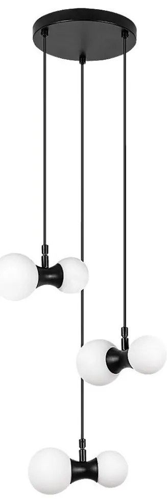 Lustra moderna cu 3 pendule Lition