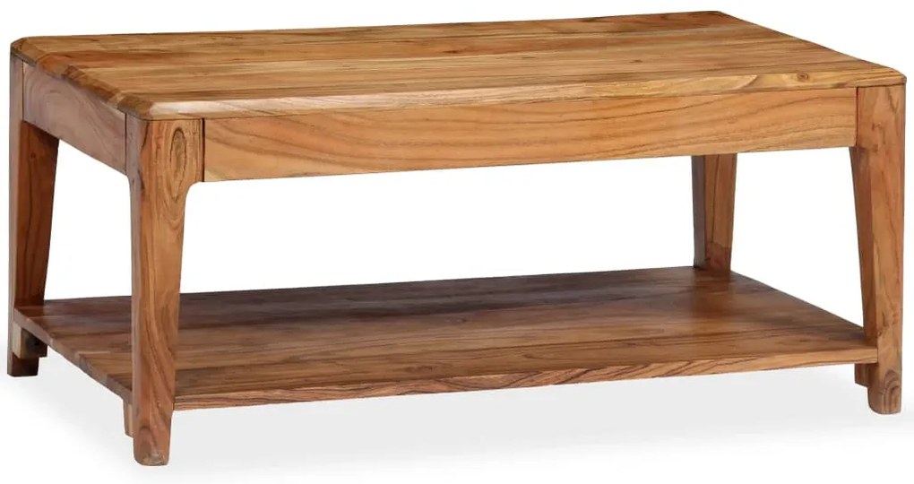 vidaXL Măsuță de cafea din lemn masiv, 88x50x38 cm