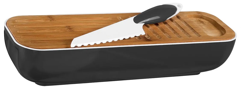 Cos paine cu tocator si cutit CMP Blanc M2