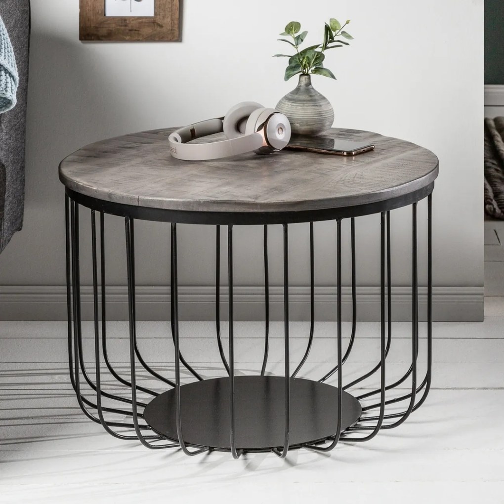 Masuta Factory Loft 56cm, salcam gri A-39672 VC