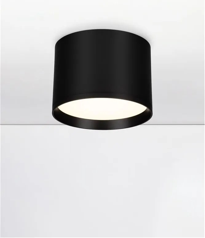 Spot aplicat, Plafoniera LED Ziaza negru, 12cm