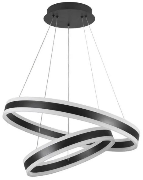 Lustră LED dimabilă pe cablu LED/135W/230V 3000-6500K + telecomandă