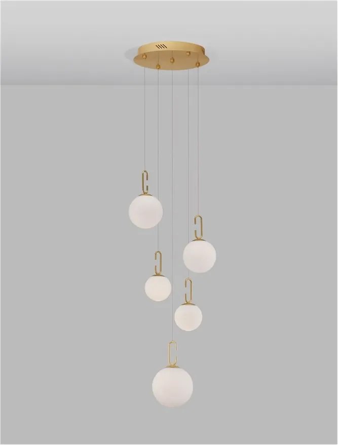 Lustra LED moderna cu 5 Pendule design elegant HOOK