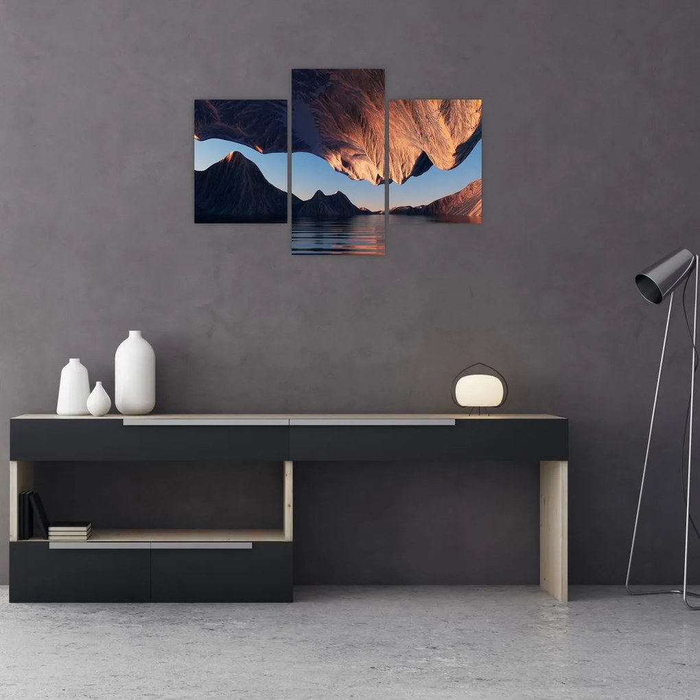 Tablou - Faleze 3D (90x60 cm)