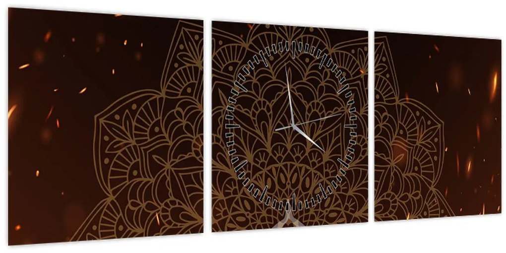 Tablou - Meditații (cu ceas) (90x30 cm)